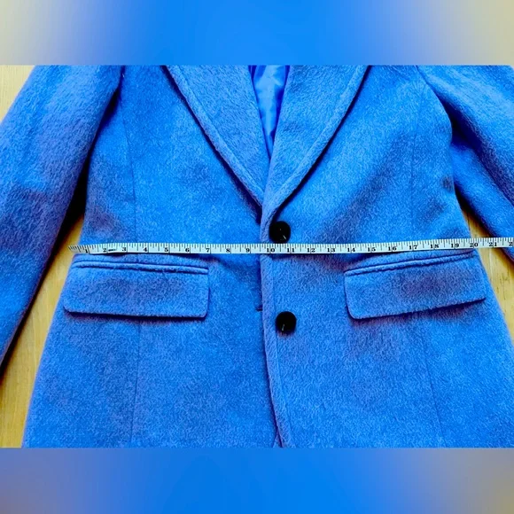 Avec Les Filles Purple Coat  with Black Buttons. NWT - Picture 3 of 5